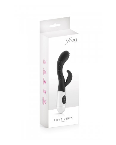 Vibromasseur Rabbit Leola noir - Yoba