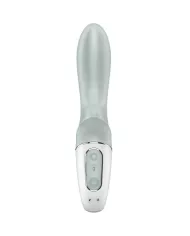 SATISFYER - AIR PUMP BOOTY 3 VIBRATEUR ANAL GONFLABLE GRIS VERT