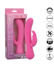 CALEXOTICS - FIRST TIME VIBRATEUR LAPIN RECHARGEABLE ROSE