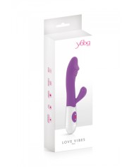 Vibromasseur Rabbit Elya violet - Yoba