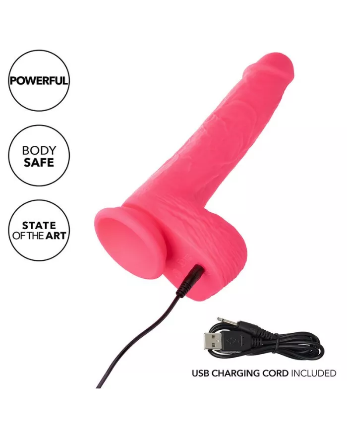 CALEXOTICS - STUDS VIBRATEUR RÉALISTE 10 VIBRATIONS ROSE CALEXOTICS - STUDS VIBRATEUR RÉALISTE 10 VIBRATIONS ROSE