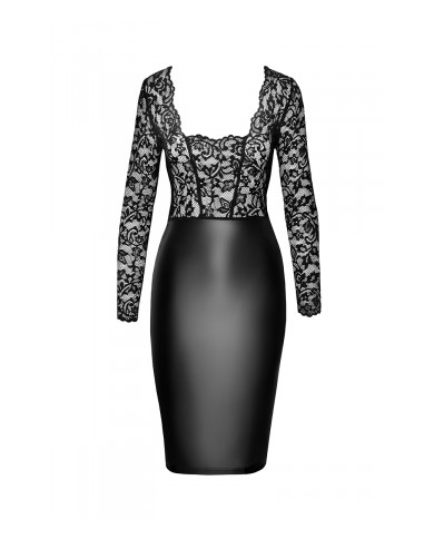 Robe Euphoria F295 wetlook et dentelle