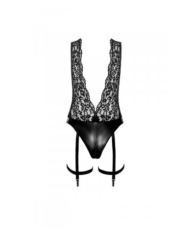 Body jarretelles Libido F297 wetlook et dentelle