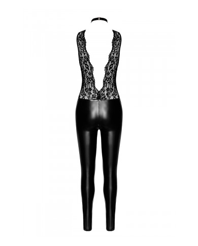 Combinaison collier Libido F298 wetlook et dentelle