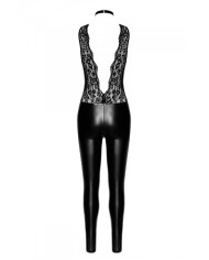 Combinaison collier Libido F298 wetlook et dentelle