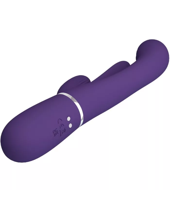 PRETTY LOVE - SHANIA TRIPLE RABBIT VIBRATEUR MULTIFONCTION VIOLET PRETTY LOVE - SHANIA TRIPLE RABBIT VIBRATEUR MULTIFONCTION VIOLET