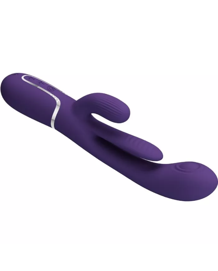 PRETTY LOVE - SHANIA TRIPLE RABBIT VIBRATEUR MULTIFONCTION VIOLET PRETTY LOVE - SHANIA TRIPLE RABBIT VIBRATEUR MULTIFONCTION VIOLET