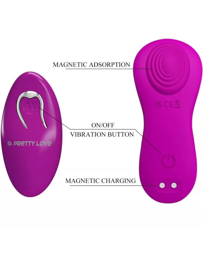 PRETTY LOVE - ROMARIO STIMULATEUR DE CLITORIS À LAY-ON TÉLÉCOMMANDE ROSE PRETTY LOVE - ROMARIO STIMULATEUR DE CLITORIS À LAY-ON TÉLÉCOMMANDE ROSE