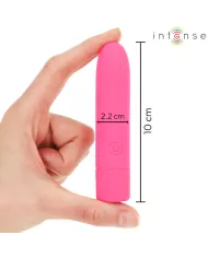 INTENSE - SYMONE BULLET VIBRANT RECHARGEABLE USB 8 VIBRATIONS ROSE 10 X 2,2 CM INTENSE - SYMONE BULLET VIBRANT RECHARGEABLE USB 8 VIBRATIONS ROSE 10 X 2,2 CM