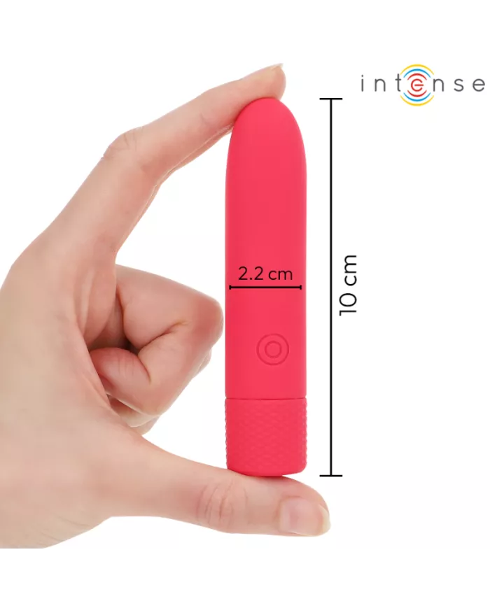 INTENSE - SYMONE BULLET VIBRANT RECHARGEABLE USB 8 VIBRATIONS ROUGE 10 X 2,2 CM INTENSE - SYMONE BULLET VIBRANT RECHARGEABLE USB 8 VIBRATIONS ROUGE 10 X 2,2 CM