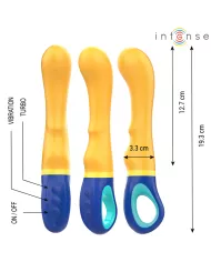 INTENSE - VIBRATEUR POINT G JAUNE SHAGGY INTENSE - VIBRATEUR POINT G JAUNE SHAGGY