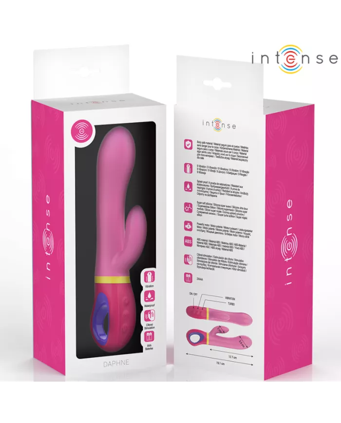 INTENSE - VIBRATEUR LAPIN ROSE DAPHNE INTENSE - VIBRATEUR LAPIN ROSE DAPHNE
