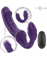 INTENSE - JILL DOUBLE VIBRATEUR 20 CM VIOLET TÉLÉCOMMANDE