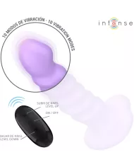 INTENSE - BRENDA VIBRATEUR TAILLE M DESIGN SPIRALE 10 VIBRATIONS VIOLET TÉLÉCOMMANDE
