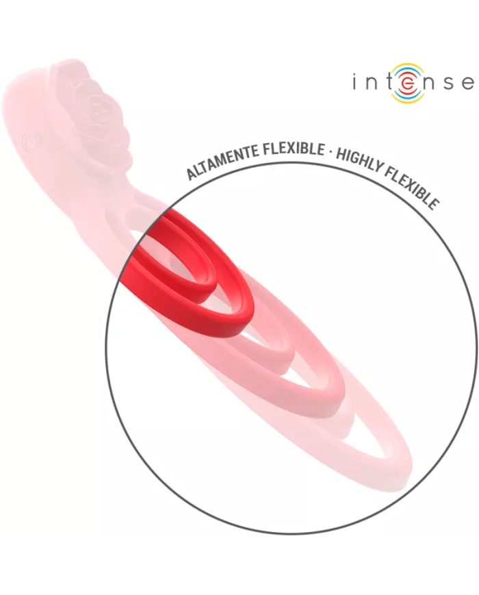 INTENSE - GAIL STIMULATEUR ROSE 10 VIBRATIONS ROUGE TELECOMMANDE