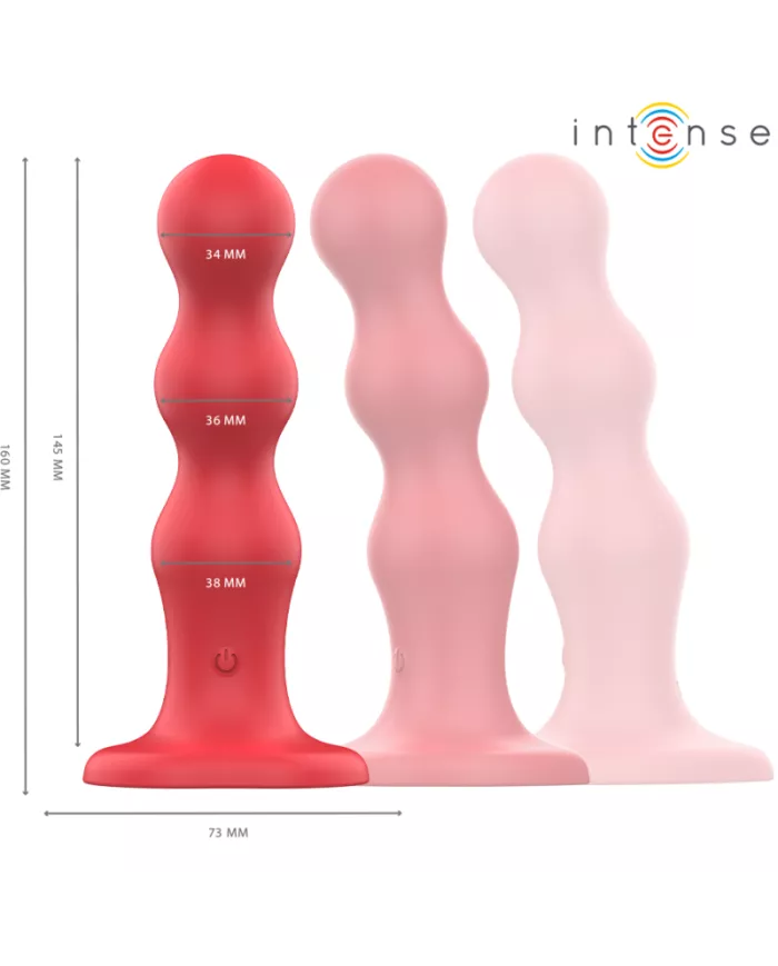 INTENSE - CODY VIBRATEUR AVEC VENTOUSE TÉLÉCOMMANDE ROUGE