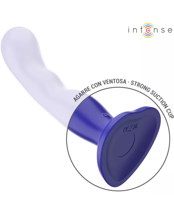INTENSE - SHORTY VIBRATEUR AVEC VENTOUSE TÉLÉCOMMANDE BLEUE