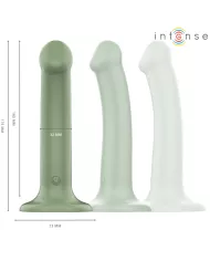 INTENSE - BECCA VIBRATEUR AVEC VENTOUSE 10 VIBRATIONS TÉLÉCOMMANDE VERTE