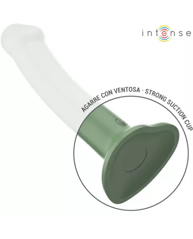 INTENSE - BECCA VIBRATEUR AVEC VENTOUSE 10 VIBRATIONS TÉLÉCOMMANDE VERTE