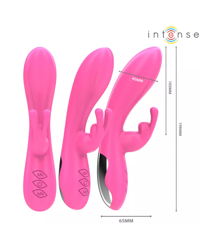INTENSE - RANDALL VIBRATEUR RABBIT 10 VIBRATIONS ROSE