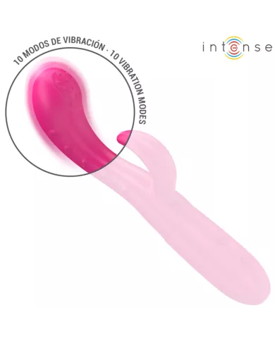 INTENSE - AMARA VIBRATEUR AVEC LANGUE STIMULANTE 10 VIBRATIONS ROSE