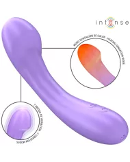INTENSE - BECKY VIBRATEUR 19 CM CHAUFFANT 7 VIBRATIONS VIOLET INTENSE - BECKY VIBRATEUR 19 CM CHAUFFANT 7 VIBRATIONS VIOLET