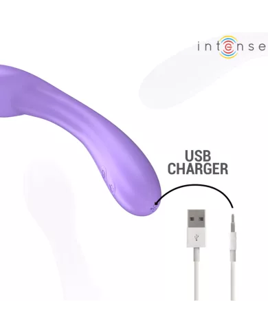 INTENSE - BECKY VIBRATEUR 19 CM CHAUFFANT 7 VIBRATIONS VIOLET