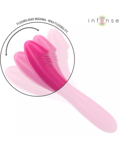 INTENSE - BELINDA VIBRATEUR 19 CM FLEXIBLE 10 VIBRATIONS ROSE