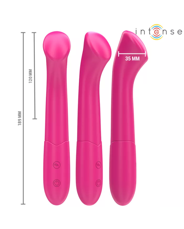 INTENSE - PATY VIBRATEUR 19 CM FLEXIBLE 10 VIBRATIONS MODÈLE 2 ROSE INTENSE - PATY VIBRATEUR 19 CM FLEXIBLE 10 VIBRATIONS MODÈLE 2 ROSE
