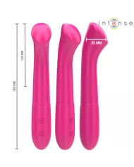 INTENSE - PATY VIBRATEUR 19 CM FLEXIBLE 10 VIBRATIONS MODÈLE 2 ROSE INTENSE - PATY VIBRATEUR 19 CM FLEXIBLE 10 VIBRATIONS MODÈLE 2 ROSE
