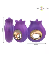 INTENSE - TULI STIMULATEUR CLITORIS 9 VIBRATIONS & 9 OSCILLATIONS VIOLET