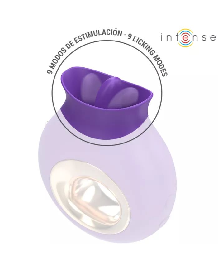 INTENSE - TULI STIMULATEUR CLITORIS 9 VIBRATIONS & 9 OSCILLATIONS VIOLET