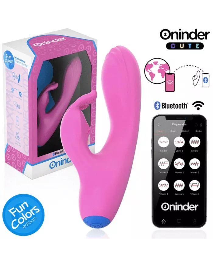 ONINDER CUTE - LOVE BUNNY VIBRATEUR POINT G CLITORIS - APPLICATION GRATUITE MONDIALE