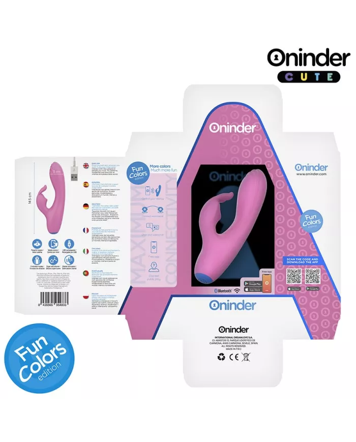 ONINDER CUTE - LOVE BUNNY VIBRATEUR POINT G CLITORIS - APPLICATION GRATUITE MONDIALE