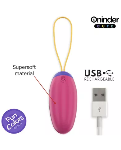 ONINDER CUTE - ŒUF EN SILICONE À VIBRATION ET À ONDE AMOUREUX - APPLICATION GRATUITE DANS LE MONDE ENTIER