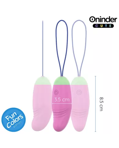 ONINDER CUTE - ŒUF VIBRO-ROTATIF 360° EN SILICONE - APPLICATION GRATUITE DANS LE MONDE ENTIER