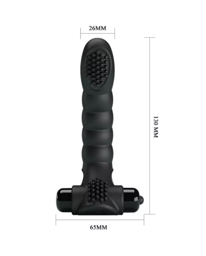 PRETTY LOVE - VIBRATEUR DOIGT ALEXANDER 10 VIBRATIONS NOIR PRETTY LOVE - VIBRATEUR DOIGT ALEXANDER 10 VIBRATIONS NOIR