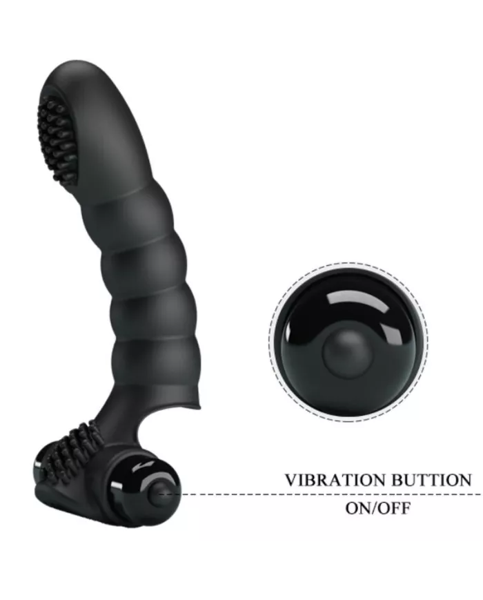 PRETTY LOVE - VIBRATEUR DOIGT ALEXANDER 10 VIBRATIONS NOIR PRETTY LOVE - VIBRATEUR DOIGT ALEXANDER 10 VIBRATIONS NOIR