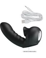 PRETTY LOVE - HOBGOBLIN BOÎTE À DOIGTS VIBRANTS 12 VIBRATIONS + STIMULATEUR DE CLITORIS NOIR PRETTY LOVE - HOBGOBLIN BOÎTE À DOIGTS VIBRANTS 12 VIBRATIONS + STIMULATEUR DE CLITORIS NOIR