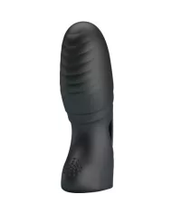PRETTY LOVE - ALAN VIBRATEUR DE DOIGTS EN SILICONE NOIR PRETTY LOVE - ALAN VIBRATEUR DE DOIGTS EN SILICONE NOIR