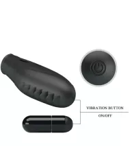 PRETTY LOVE - VIBRATEUR DOIGT EN SILICONE GILO NOIR PRETTY LOVE - VIBRATEUR DOIGT EN SILICONE GILO NOIR