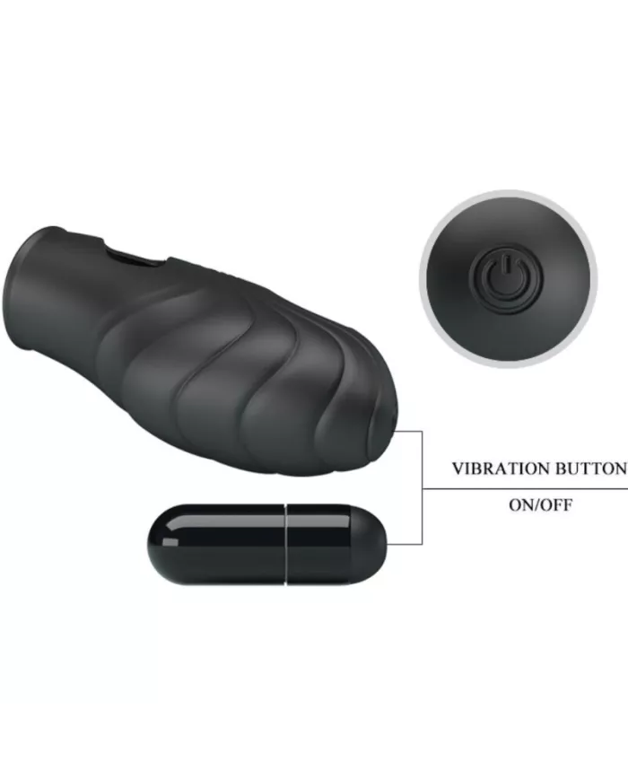 PRETTY LOVE - VIBRATEUR DE DOIGT EN SILICONE LICH NOIR PRETTY LOVE - VIBRATEUR DE DOIGT EN SILICONE LICH NOIR
