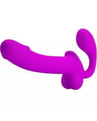 PRETTY LOVE - STIMULATEUR DOUBLE STRAP-ON KELPIE VIOLET