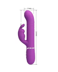 PRETTY LOVE - VIBRATEUR LAPIN MULTIFONCTION COALE 4 EN 1 VIOLET PRETTY LOVE - VIBRATEUR LAPIN MULTIFONCTION COALE 4 EN 1 VIOLET