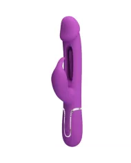 PRETTY LOVE - KAMPAS VIBRATEUR LAPIN MULTIFONCTION 3 EN 1 VIOLET PRETTY LOVE - KAMPAS VIBRATEUR LAPIN MULTIFONCTION 3 EN 1 VIOLET