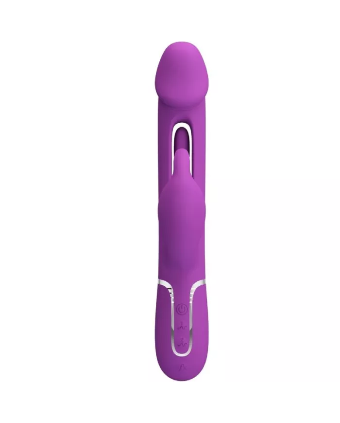 PRETTY LOVE - KAMPAS VIBRATEUR LAPIN MULTIFONCTION 3 EN 1 VIOLET PRETTY LOVE - KAMPAS VIBRATEUR LAPIN MULTIFONCTION 3 EN 1 VIOLET
