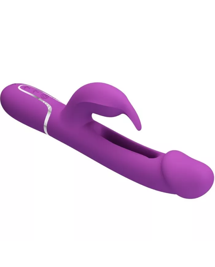 PRETTY LOVE - KAMPAS VIBRATEUR LAPIN MULTIFONCTION 3 EN 1 VIOLET PRETTY LOVE - KAMPAS VIBRATEUR LAPIN MULTIFONCTION 3 EN 1 VIOLET