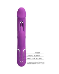 PRETTY LOVE - KAMPAS VIBRATEUR LAPIN MULTIFONCTION 3 EN 1 VIOLET PRETTY LOVE - KAMPAS VIBRATEUR LAPIN MULTIFONCTION 3 EN 1 VIOLET