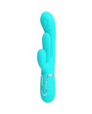 PRETTY LOVE - SHANIA TRIPLE RABBIT VIBRATEUR MULTIFONCTION 3 EN 1 BLEU PRETTY LOVE - SHANIA TRIPLE RABBIT VIBRATEUR MULTIFONCTION 3 EN 1 BLEU