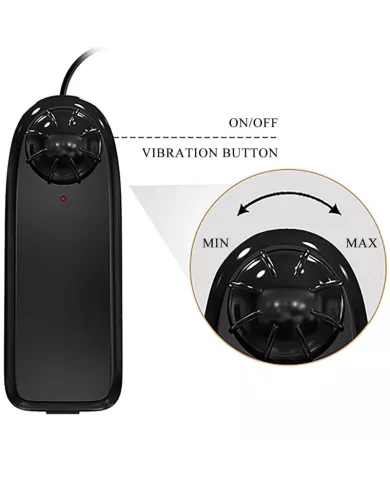 BAILE - VIBRATEUR RÉALISTE BAHAMUT 21,8 CM FLESH TÉLÉCOMMANDE